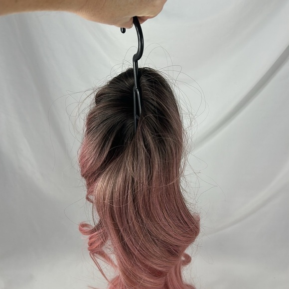 Black Wig Hanger Storage Tool – Hairpiece Holder for Wig Drying & Storage - Picture 4 of 6